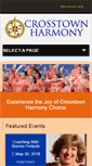 Mobile Screenshot of crosstownharmony.org